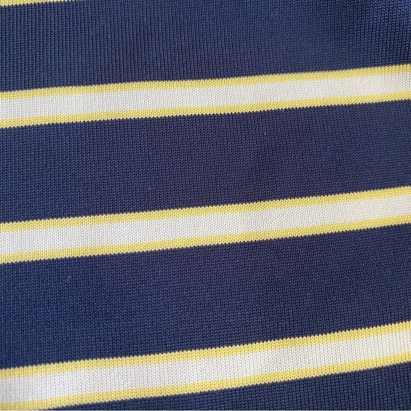 Haggar Cool Performance Striped Golf Polos 2 pc Set Size Large - Picture 4 of 15